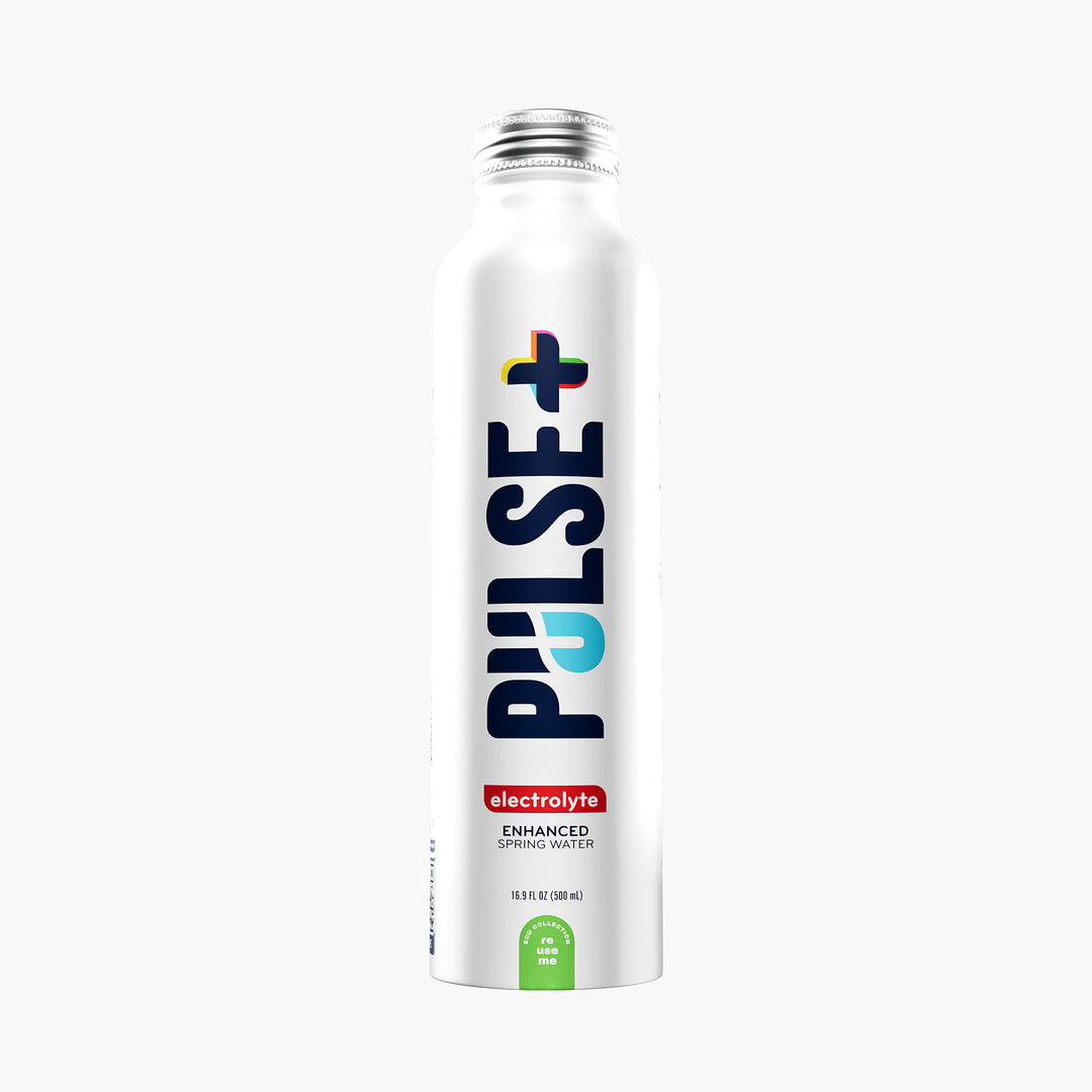PULSE+ Electrolyte Enhanced Bottled Water - 100% Natural Spring Water