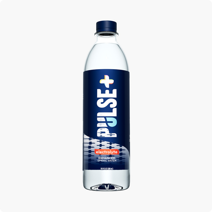 PULSE+ Electrolyte Enhanced Bottled Water - 100% Natural Spring Water