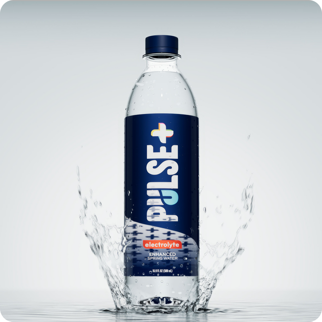 PULSE+ Electrolyte Enhanced Bottled Water - 100% Natural Spring Water