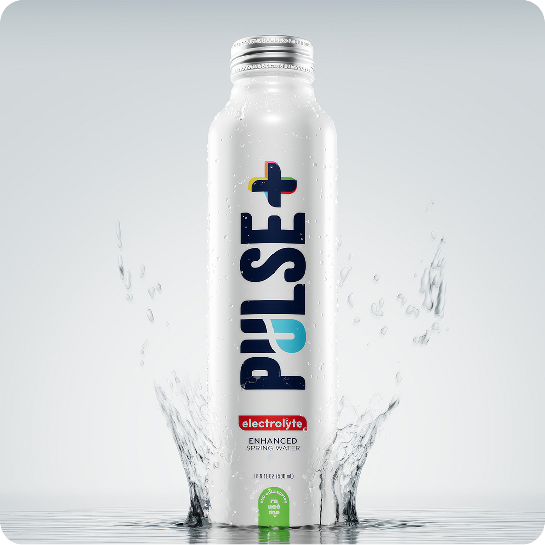 PULSE+ Electrolyte Enhanced Bottled Water - 100% Natural Spring Water