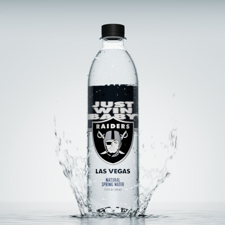 Las Vegas Raiders Bottled Water - 100% Natural Spring Water