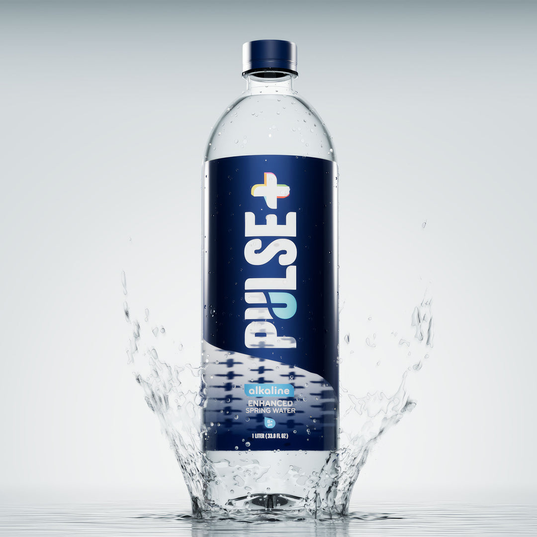 PULSE+ Alkaline Enhanced Bottled Water - 100% Natural Spring Water