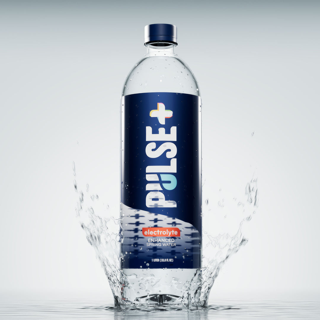 PULSE+ Electrolyte Enhanced Bottled Water - 100% Natural Spring Water