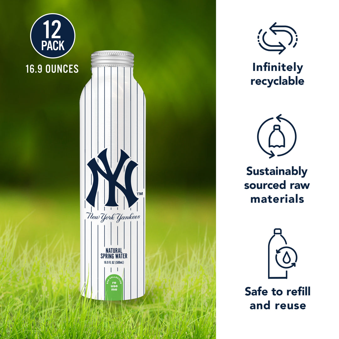 New York Yankees Bottled Water - 100% Natural Spring Water
