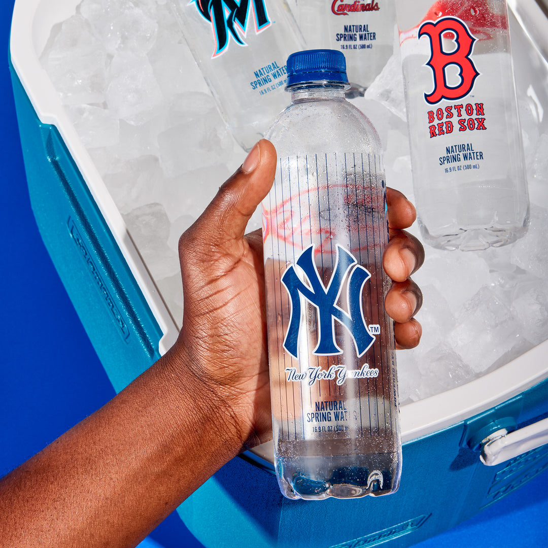 SportsWater_Yankees_16.9oz_PET_Image4 New York Yankees Bottled Water - 100% Natural Spring Water