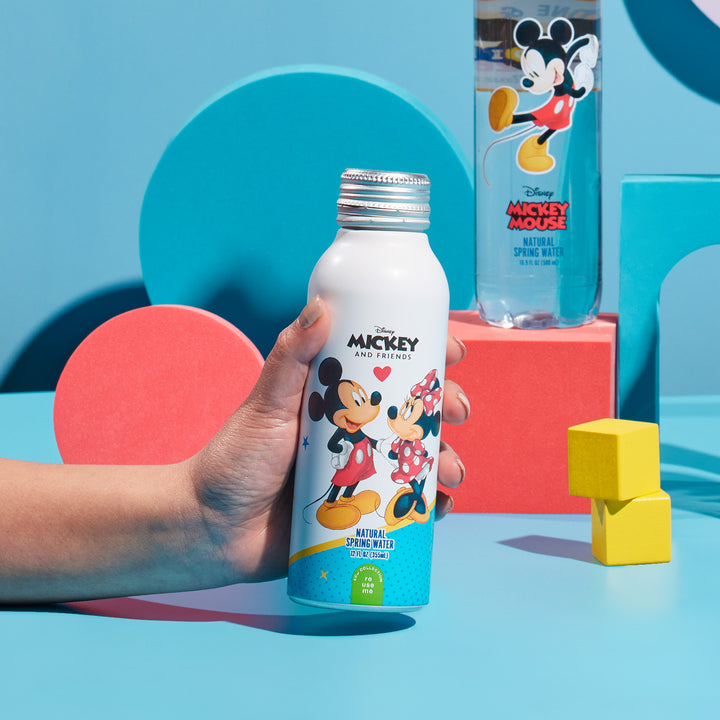 WC_Disney_MickeyMinnie12oz_alum Disney Mickey and Minnie Mouse Bottled Water - 100% Natural Spring Water