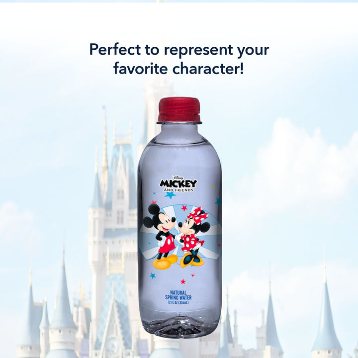 Disney Mickey and Friends Bottled Water - 100% Natural Spring Water