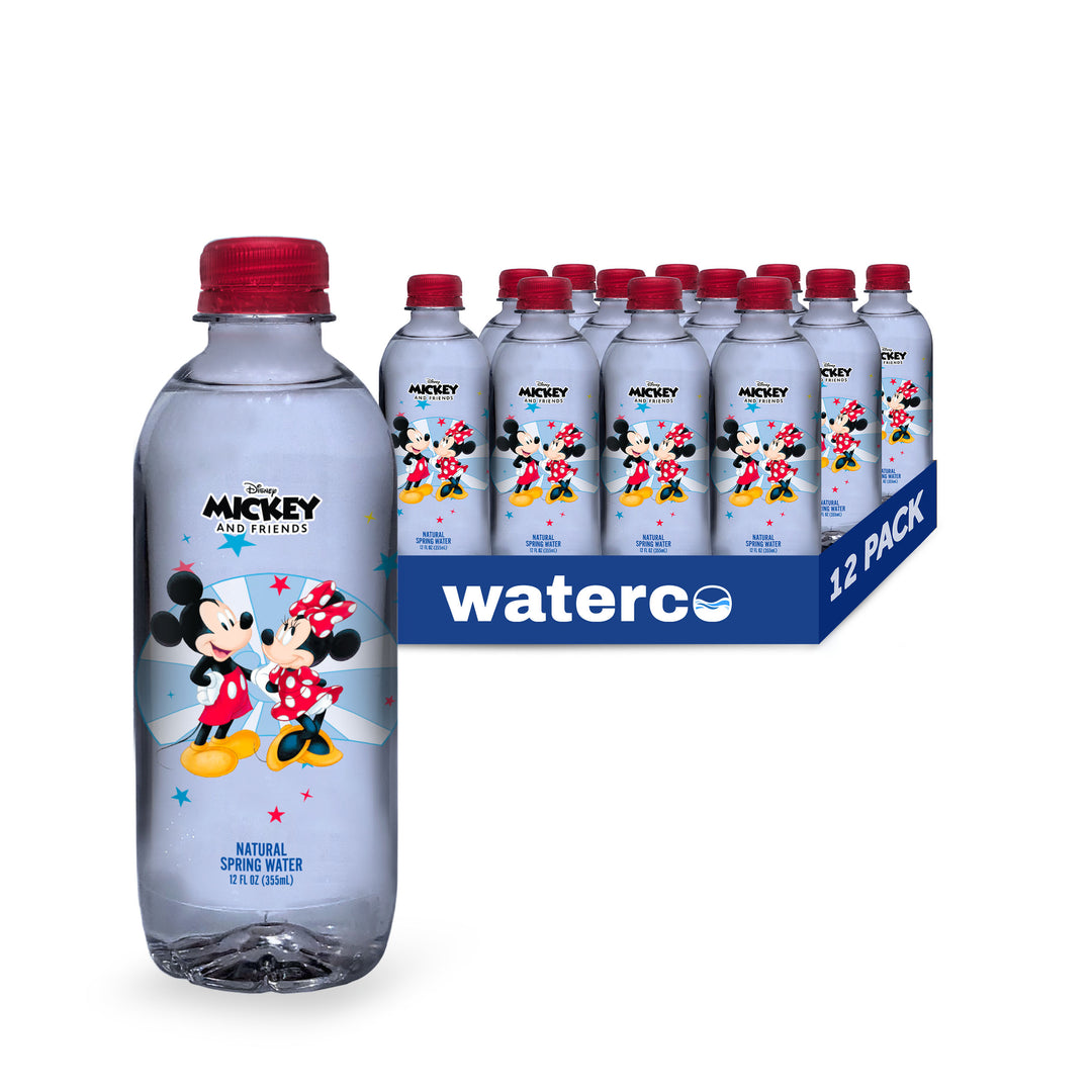 Disney Mickey and Friends Bottled Water - 100% Natural Spring Water