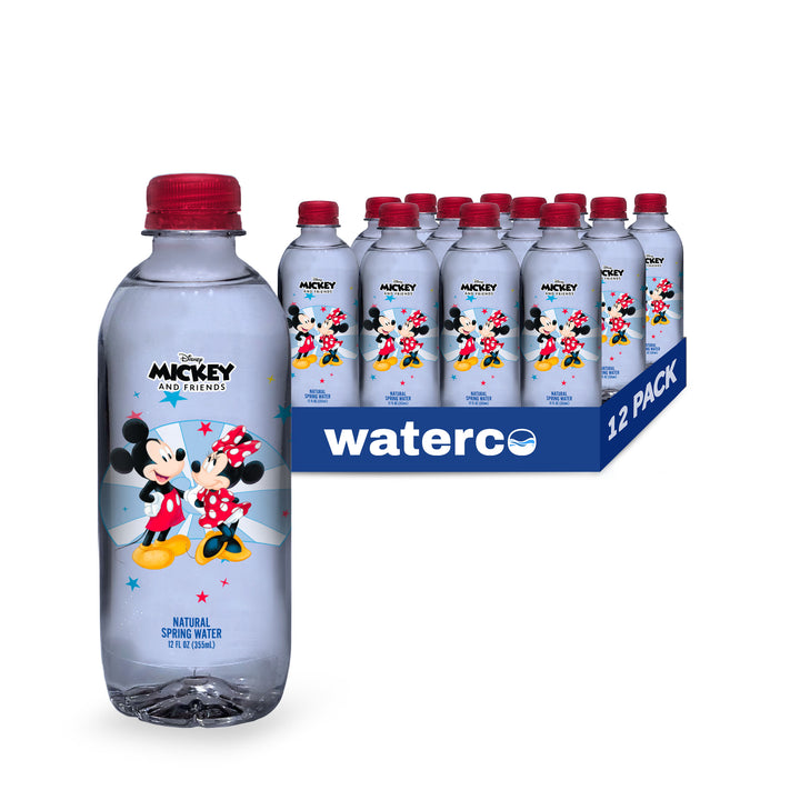 Disney Mickey and Friends Bottled Water - 100% Natural Spring Water