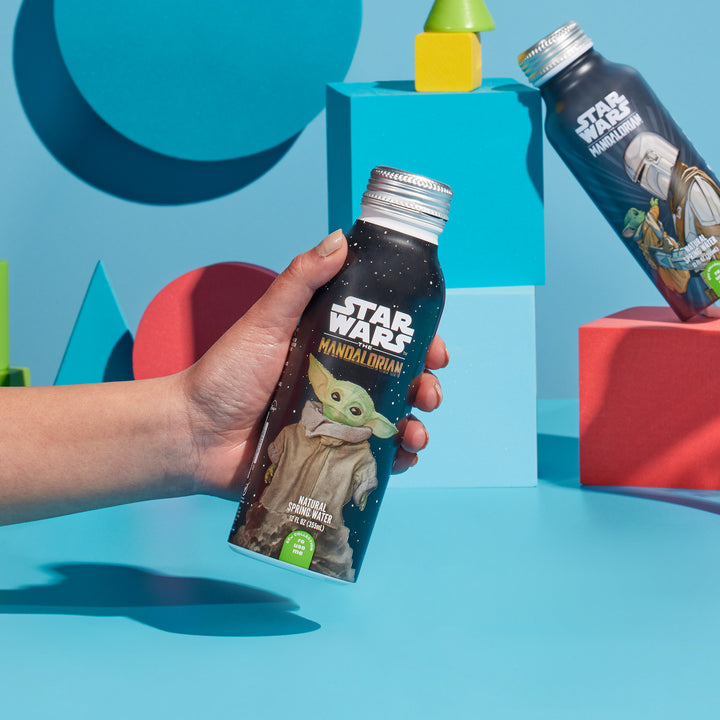 Waterco_WAR-MAND1_12oz_Alum_Image5Star Wars The Mandalorian "Grogu's Empire" Bottled Water - 100% Natural Spring Water