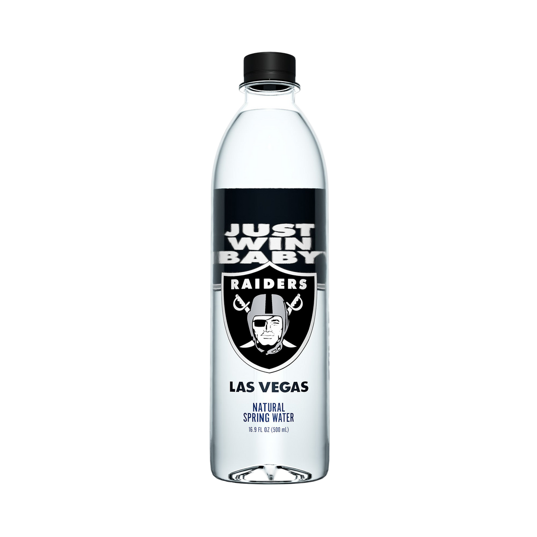 Las Vegas Raiders Bottled Water - 100% Natural Spring Water