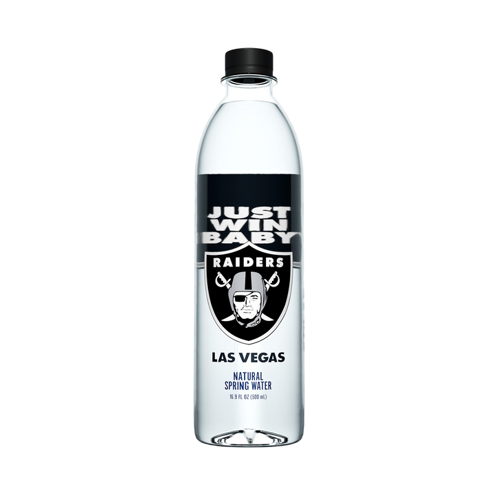 Las Vegas Raiders Bottled Water - 100% Natural Spring Water