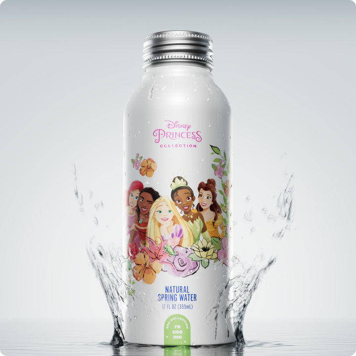 Disney Princess "Artisan Picnic" Bottled Water - 100% Natural Spring Water