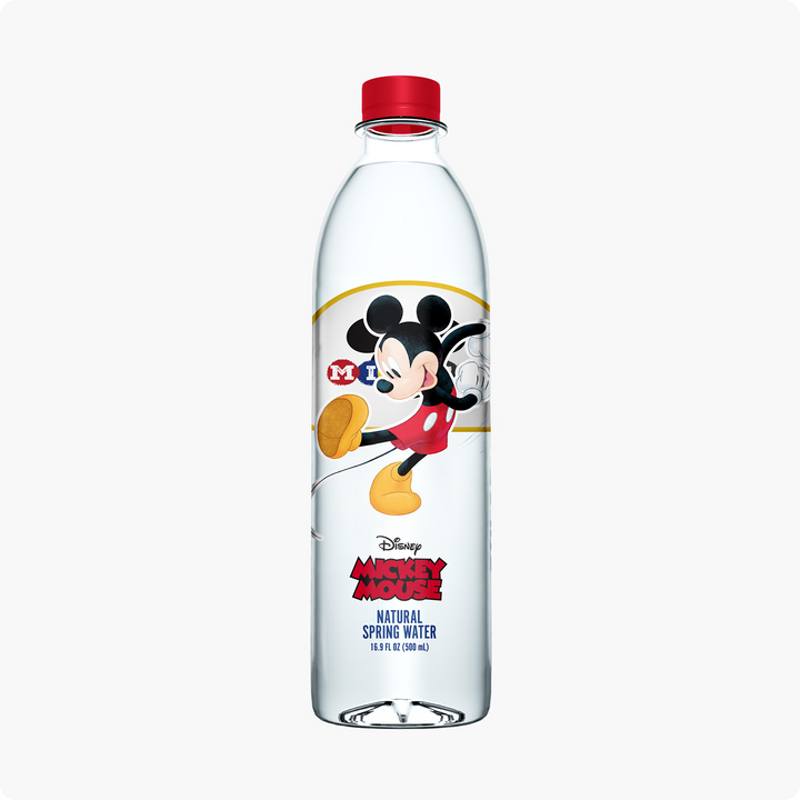 Disney Mickey Mouse Bottled Water - 100% Natural Spring Water
