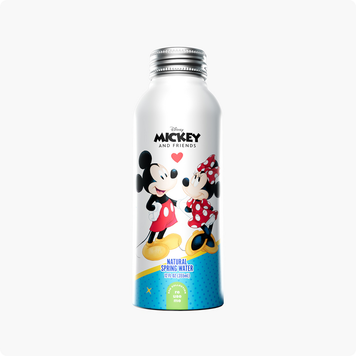 Disney Mickey and Friends Bottled Water - 100% Natural Spring Water