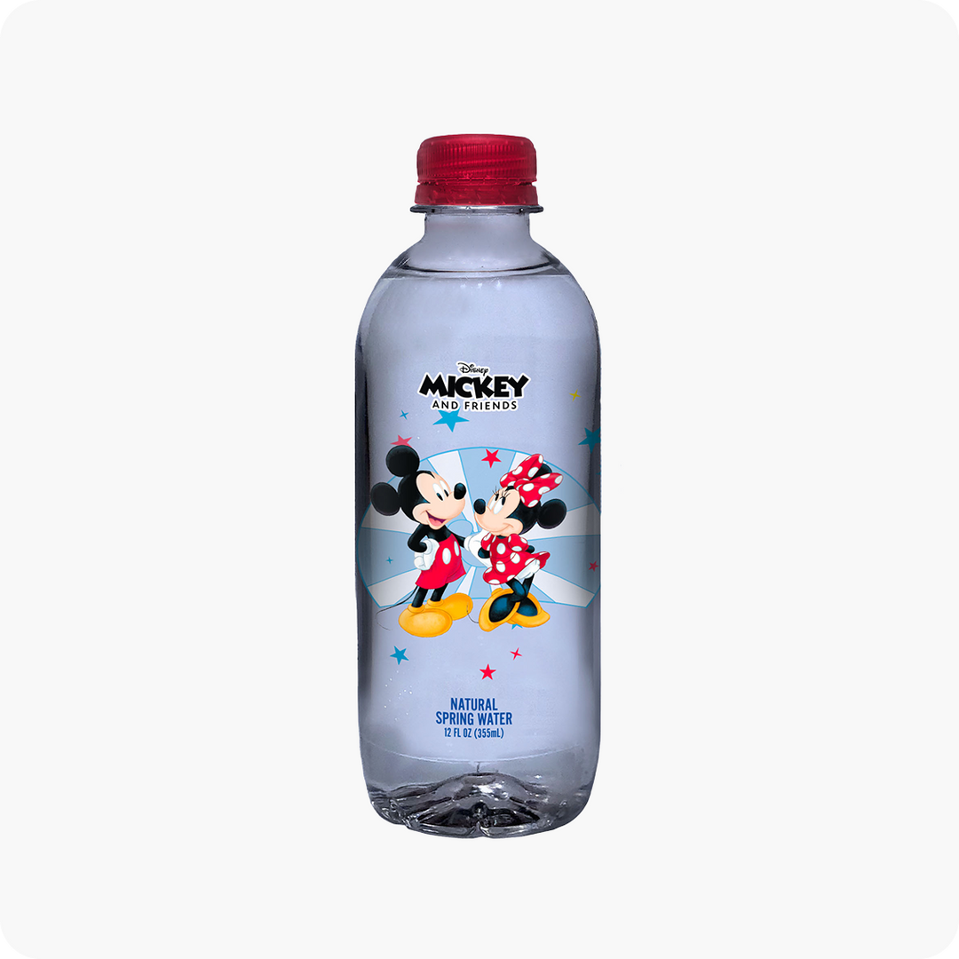 Disney Mickey and Friends Bottled Water - 100% Natural Spring Water