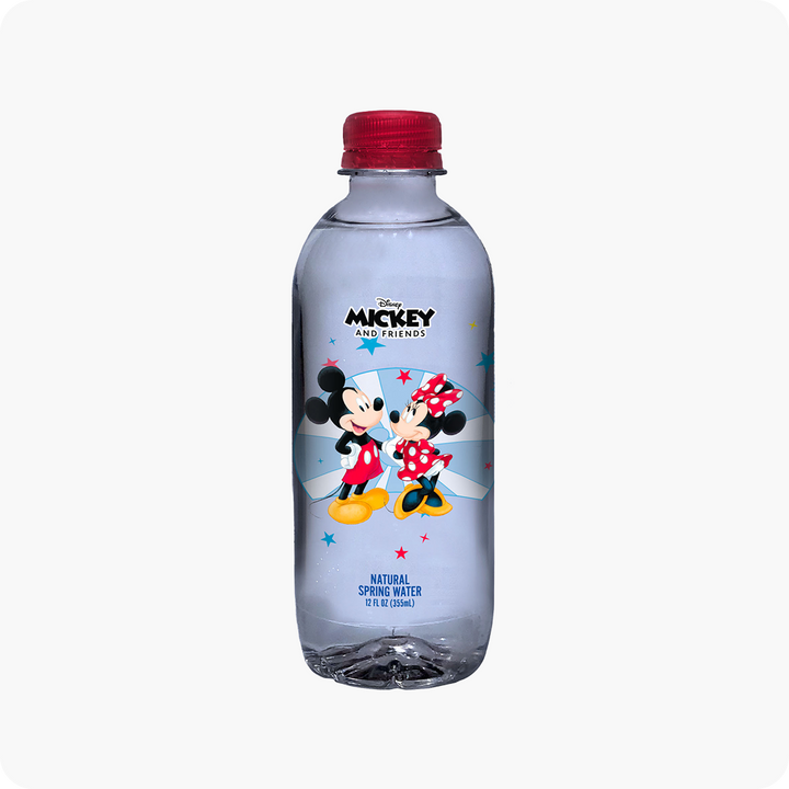 Disney Mickey and Friends Bottled Water - 100% Natural Spring Water
