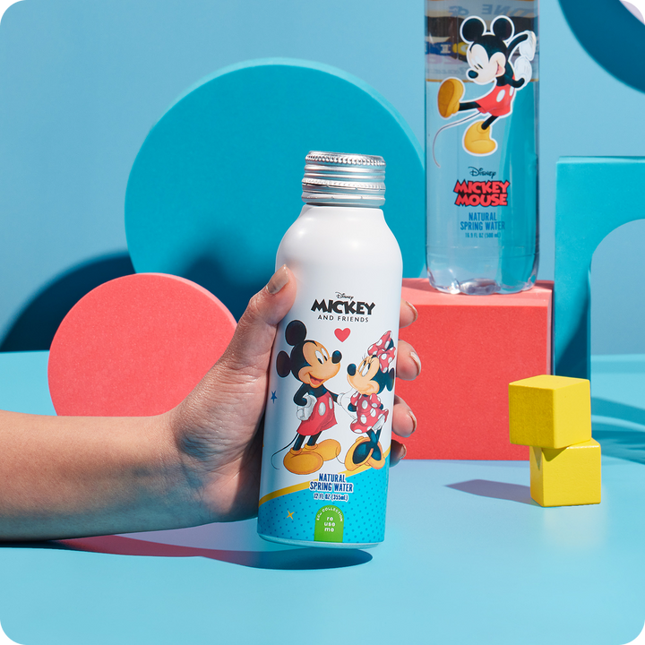 Disney Mickey and Friends Bottled Water - 100% Natural Spring Water