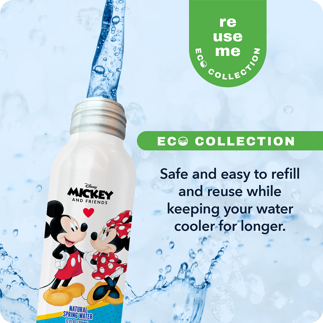 Disney Mickey and Friends Bottled Water - 100% Natural Spring Water
