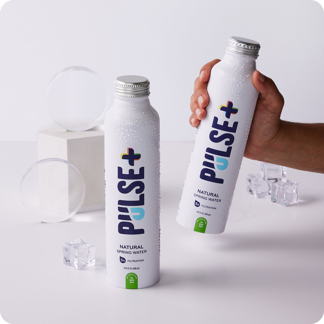 PULSE+ Bottled Water - 100% Natural Spring Water