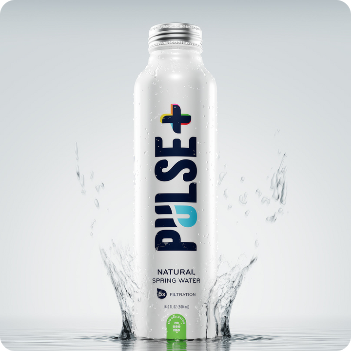 PULSE+ Bottled Water - 100% Natural Spring Water
