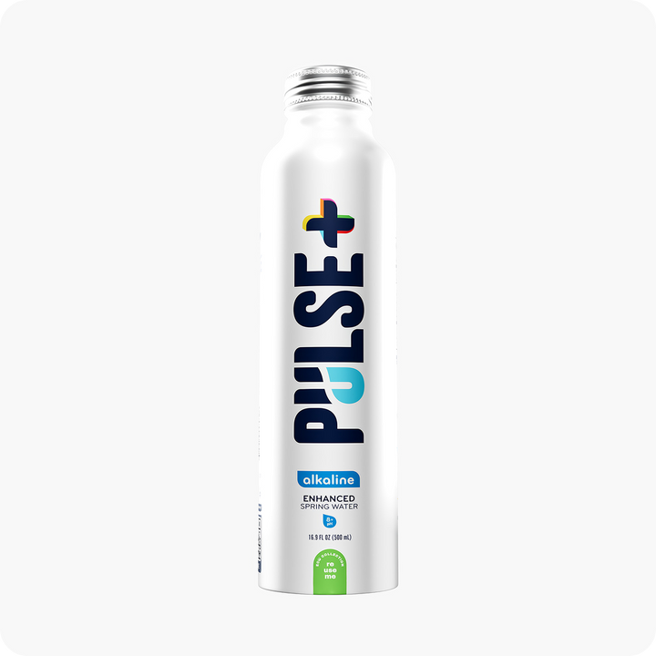 PULSE+ Alkaline Enhanced Bottled Water - 100% Natural Spring Water