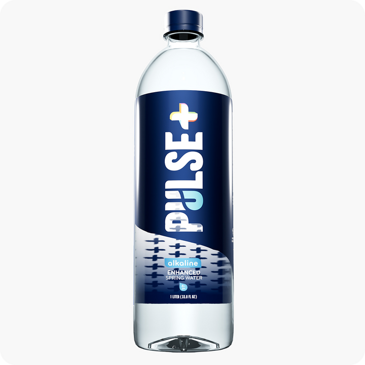 PULSE+ Alkaline Enhanced Bottled Water - 100% Natural Spring Water
