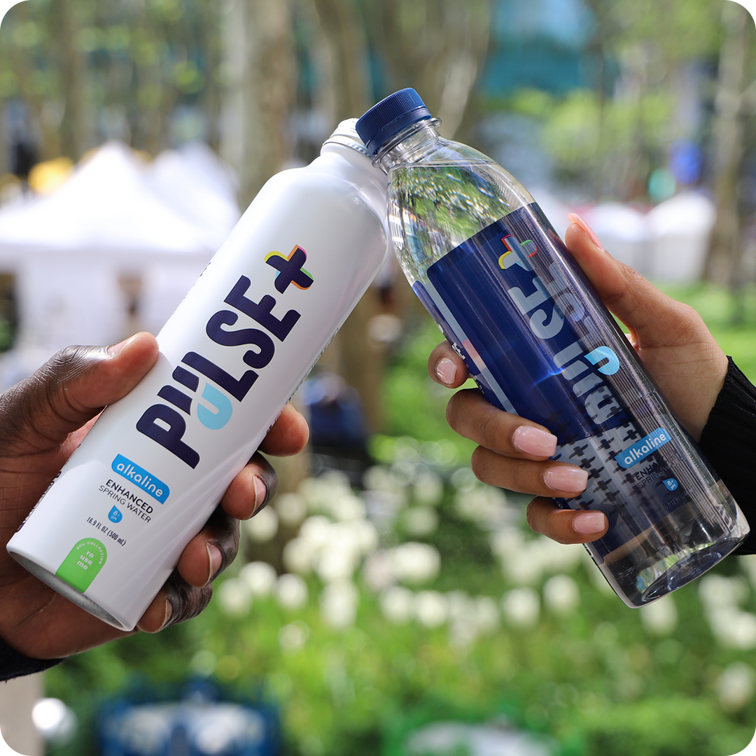 PULSE+ Alkaline Enhanced Bottled Water - 100% Natural Spring Water