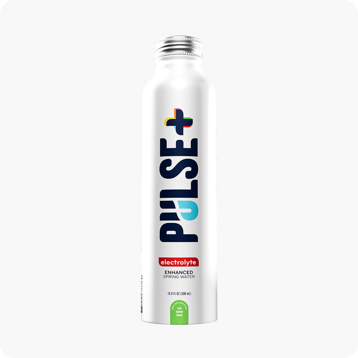 PULSE+ Electrolyte Enhanced Bottled Water - 100% Natural Spring Water