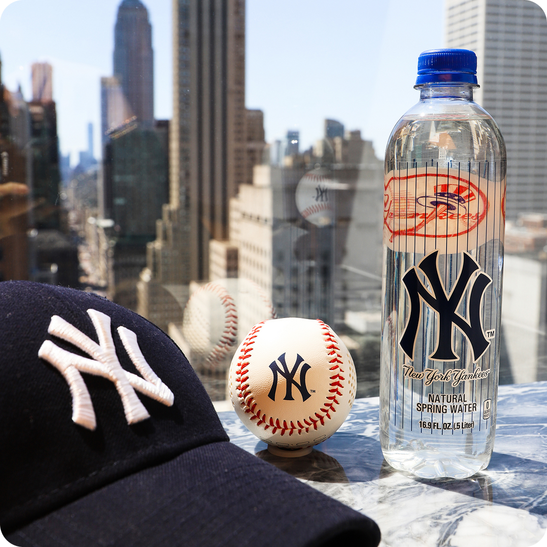New York Yankees Bottled Water - 100% Natural Spring Water