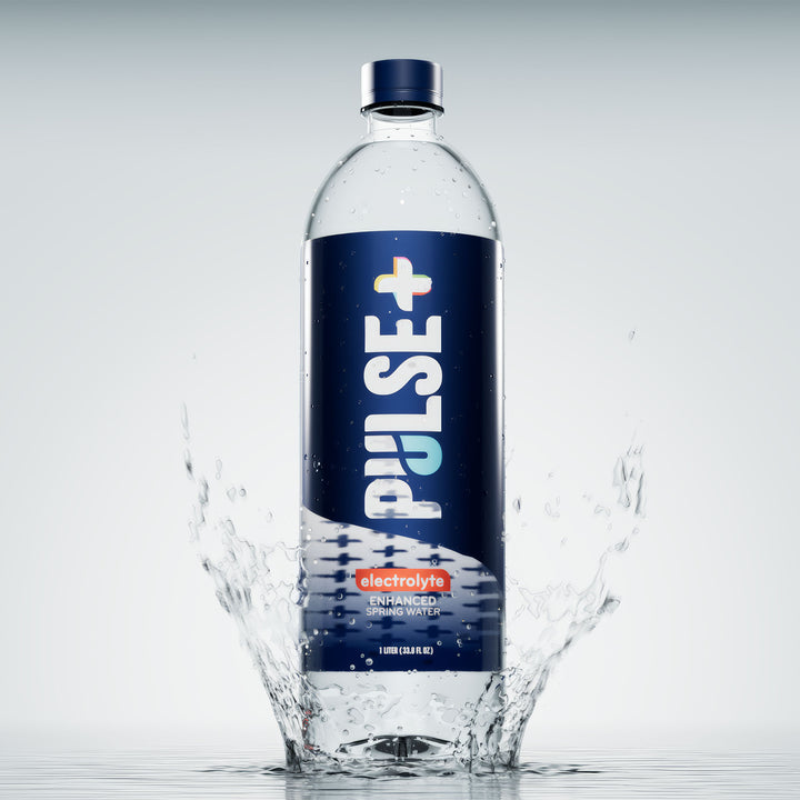 PULSE+ Electrolyte Enhanced Bottled Water - 100% Natural Spring Water