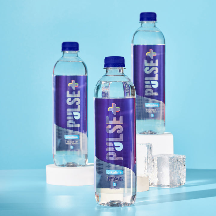 PULSE_Alkaline2 PULSE+ Alkaline Enhanced Bottled Water - 100% Natural Spring Water