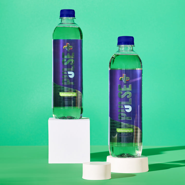 PULSE_Chlorophyll_16.9oz_PET_Image4 PULSE+ Chlorophyll Enhanced Bottled Water - 100% Natural Spring Water