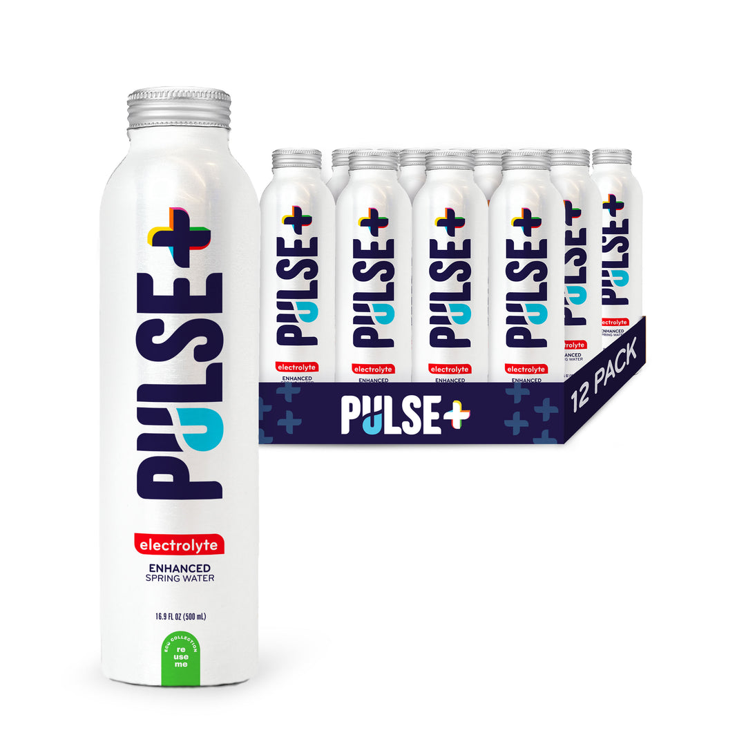 PULSE_Electrolyte_16.9oz_Alum_Image0Main PULSE+ Electrolyte Enhanced Bottled Water - 100% Natural Spring Water
