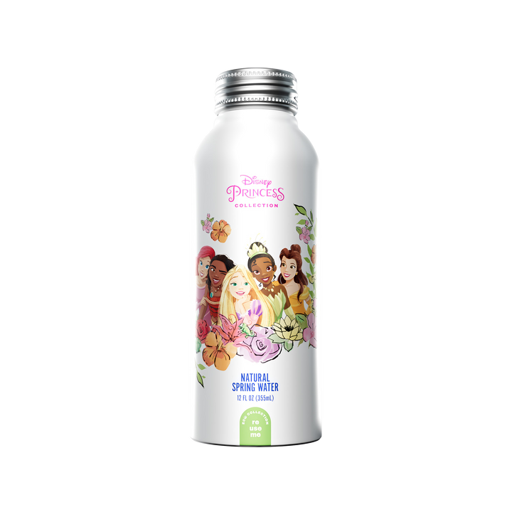 Disney Princess "Artisan Picnic" Bottled Water - 100% Natural Spring Water