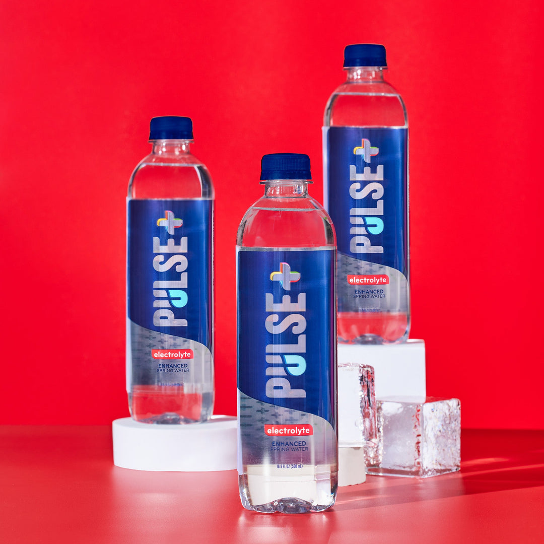 PULSE+ Electrolyte Enhanced Bottled Water - 100% Natural Spring Water