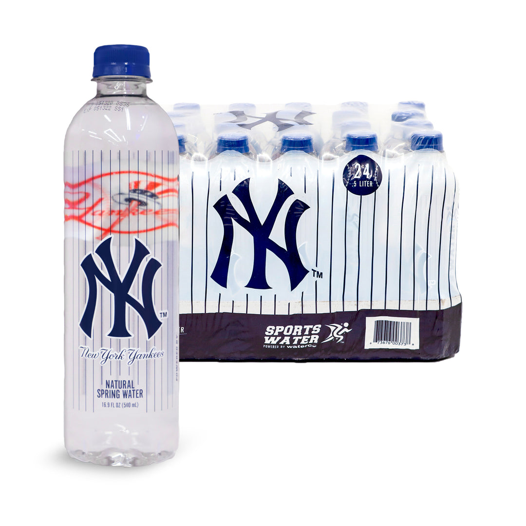 SportsWater_Yankees_16.9oz_PET24_Image0Main New York Yankees Bottled Water - 100% Natural Spring Water