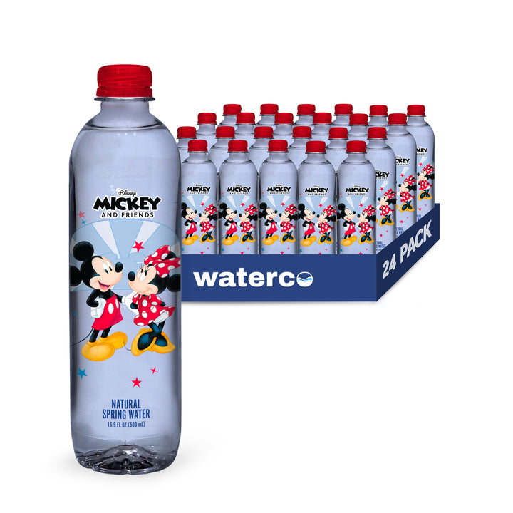 Waterco_DIS_MICKMIN_16.9oz_PET24_Image0Main Disney Mickey and Minnie Mouse Bottled Water - 100% Natural Spring Water