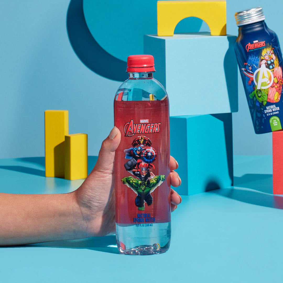 Waterco_MAR-GROUP1_16.9oz_PET_Image3 Marvel Avengers "Full of Force" Bottled Water - 100% Natural Spring Water