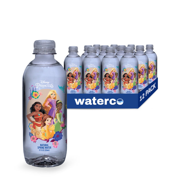 WA6579_1 Disney Princess "Princess Ever After" Bottled Water - 100% Natural Spring Water